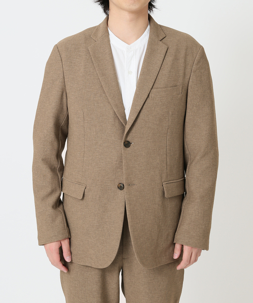 JOURNAL STANDARD(ジャーナルスタンダード)の「【RIRANCHA/リランチェ】ブッチャー 2ボタン ジャケット(テーラードジャケット・メンズ・クリアブラック/ネイビー/ベージュ・LARGE/SMALL/MEDIUM)」の22枚目の写真