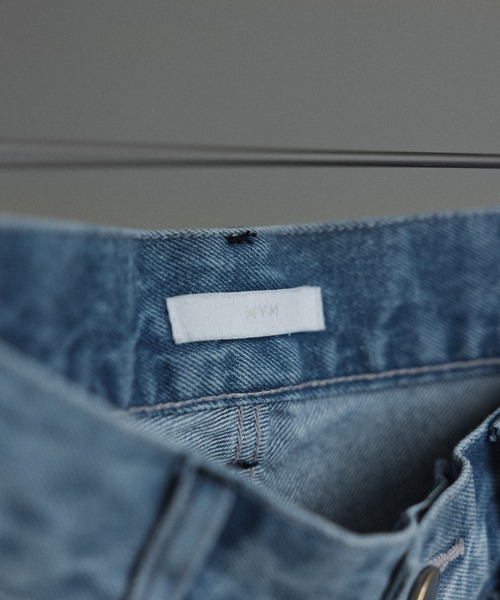WYM LIDNM(ウィム バイ リドム)の「LOOSE FIT DENIM(デニムパンツ・メンズ・ライトブルー/インディゴブルー/ライトグレー/ブラック/ブラウン/グレイッシュベージュ/グリーン系・S/M/L)」の16枚目の写真