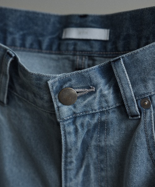 WYM LIDNM(ウィム バイ リドム)の「LOOSE FIT DENIM(デニムパンツ・メンズ・ライトブルー/インディゴブルー/ライトグレー/ブラック/ブラウン/グレイッシュベージュ/グリーン系・S/M/L)」の15枚目の写真