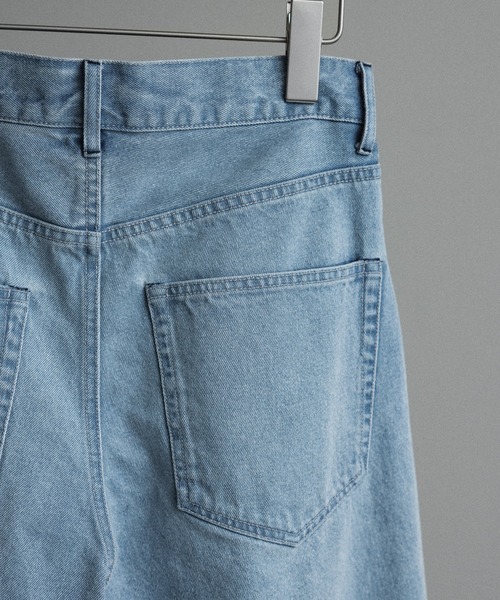 WYM LIDNM(ウィム バイ リドム)の「LOOSE FIT DENIM(デニムパンツ・メンズ・ライトブルー/インディゴブルー/ライトグレー/ブラック/ブラウン/グレイッシュベージュ/グリーン系・S/M/L)」の17枚目の写真