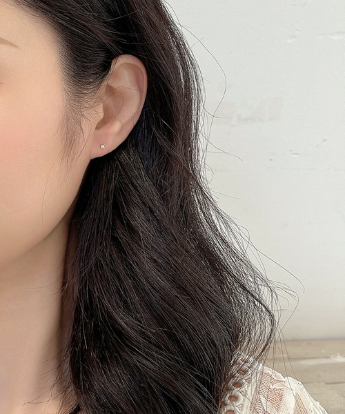 LA VORAGINE(ラ ヴォラジネ)の「925シルバーミニピアス(ピアス(両耳用)・レディース・シルバー/ゴールド/ピンクゴールド・FREE)」の11枚目の写真