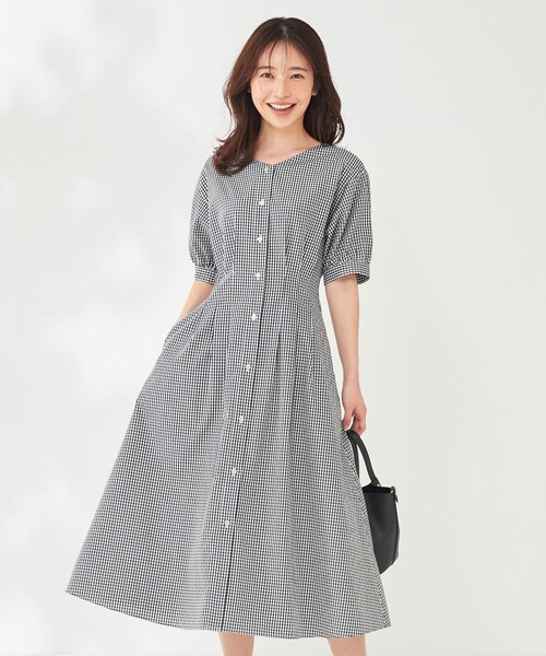 ANY SIS(エニィスィス)の「【洗える】シャツ ワンピース(シャツワンピース・レディース・ブラック系3/スカイブルー系1・1/2/3)」の2枚目の写真