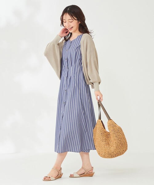 ANY SIS(エニィスィス)の「【洗える】シャツ ワンピース(シャツワンピース・レディース・ブラック系3/スカイブルー系1・1/2/3)」の4枚目の写真