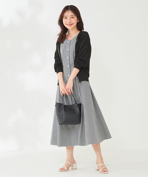 ANY SIS(エニィスィス)の「【洗える】シャツ ワンピース(シャツワンピース・レディース・ブラック系3/スカイブルー系1・1/2/3)」の6枚目の写真