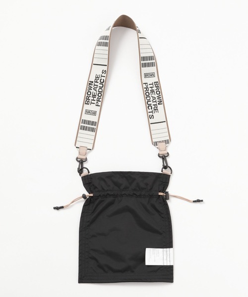 THEATRE PRODUCTS ブラックショルダーバッグ NYLONｼｮﾙﾀﾞｰﾊﾞｯｸﾞ（ショルダーバッグ）｜THEATRE PRODUCTS