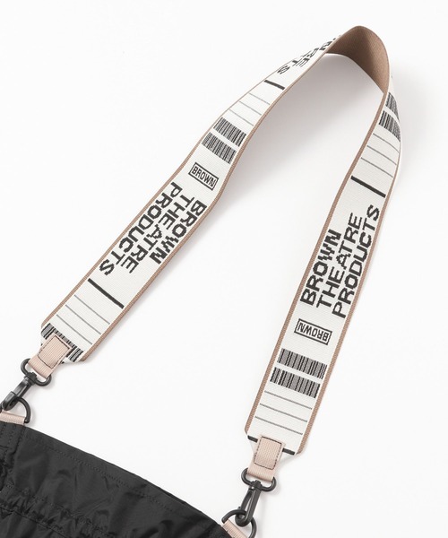 THEATRE PRODUCTS（シアタープロダクツ）の「【THEATRE PRODUCTS】別注キンチャク/ショルダーバッグ（ショルダーバッグ・メンズ・ライトブルー/ブラック/オリーブ/イエロー・FREE）」の12枚目の写真