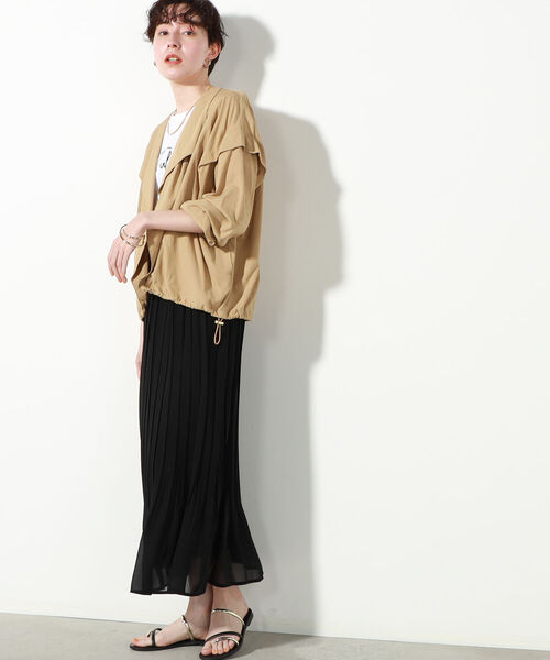 NOLLEY’S(ノーリーズ)の「◇【WEB限定】シフォンジョーゼットプリーツスカート(スカート・レディース・ブラック/イエロー/ブルー・36/38)」の12枚目の写真