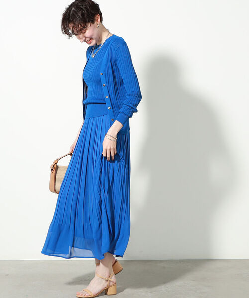 NOLLEY’S(ノーリーズ)の「◇【WEB限定】シフォンジョーゼットプリーツスカート(スカート・レディース・ブラック/イエロー/ブルー・36/38)」の15枚目の写真
