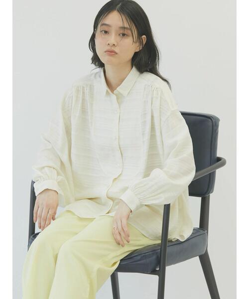 AMERICAN HOLIC（アメリカンホリック）の「ドビーチェックブラウス（シャツ/ブラウス・レディース・ブラック/オフホワイト・M/L）」の14枚目の写真