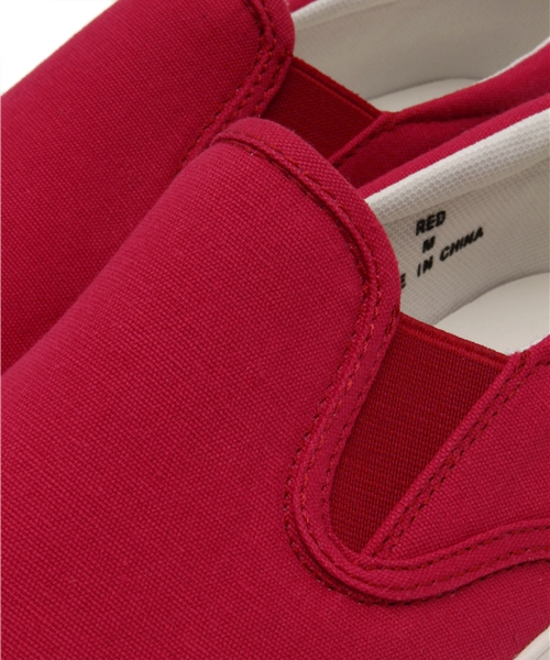 VENCEEXCHANGE（ヴァンスエクスチェンジ）の「カラースリッポン （スリッポン・メンズ・レッド・LARGE/MEDIUM）」の6枚目の写真