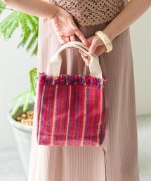 Crisp | ラフィアフリンジバッグ(ハンドバッグ)