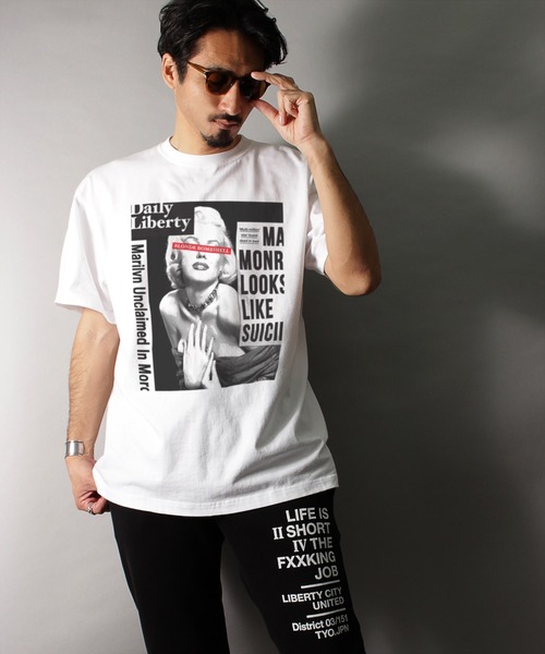 LIBERTY CITY（リバティシティ）の「【LIBERTY CITY/リバティーシティ】 [BLONDE BOMBSHELL] Tシャツ（Tシャツ/カットソー・メンズ・ホワイト/ブラック・3/4/2）」の10枚目の写真