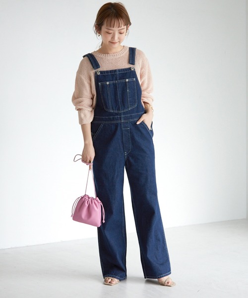 SLOBE IENA(スローブイエナ)の「《追加2》【ESLOW/エスロー】ドローストリングショルダーバッグ(ショルダーバッグ・レディース・グリーン/ピンク・FREE)」の3枚目の写真