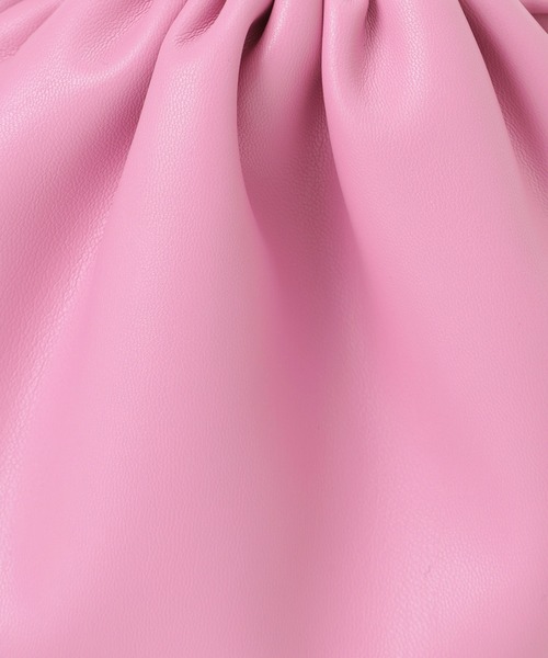 SLOBE IENA(スローブイエナ)の「《追加2》【ESLOW/エスロー】ドローストリングショルダーバッグ(ショルダーバッグ・レディース・グリーン/ピンク・FREE)」の5枚目の写真