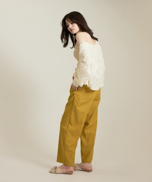 solleim(ソルレム)の「リネンコクーンスラックス(スラックス・レディース・イエロー/ベージュ/ブラウン/ブラック・M)」の22枚目の写真