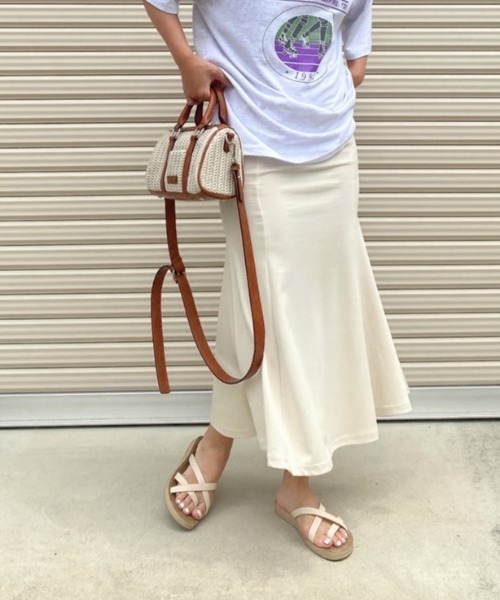 AMAIL（アマイル）の「Ariel mermaid skirt（スカート・レディース・ブラック/アイボリー・FREE）」の2枚目の写真