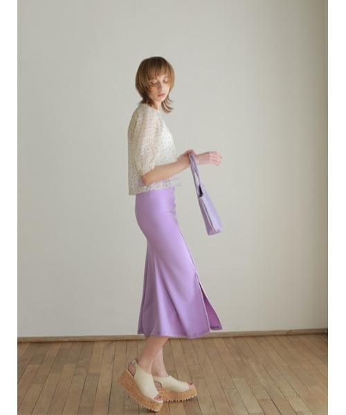 AMAIL（アマイル）の「Ariel mermaid skirt（スカート・レディース・ブラック/アイボリー・FREE）」の9枚目の写真