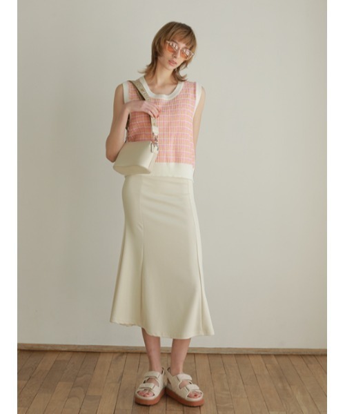 AMAIL（アマイル）の「Ariel mermaid skirt（スカート・レディース・ブラック/アイボリー・FREE）」の11枚目の写真