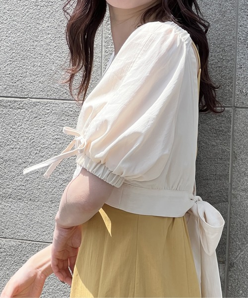 NOMAE（ノーマエ）の「レイヤードキャミワンピース（ワンピース・レディース・ホワイト/ブラック/イエロー/ベージュ・FREE）」の16枚目の写真