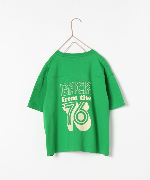 LOWRYS FARM(ローリーズファーム)の「ナンバリングTEE 288375(Tシャツ/カットソー・キッズ・ブルー/グリーン/アイボリー・110cm/120cm/130cm/140cm/150cm)」の2枚目の写真