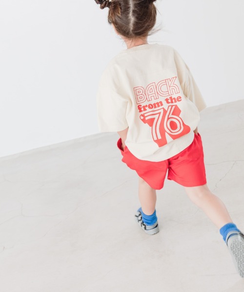 LOWRYS FARM(ローリーズファーム)の「ナンバリングTEE 288375(Tシャツ/カットソー・キッズ・ブルー/グリーン/アイボリー・110cm/120cm/130cm/140cm/150cm)」の1枚目の写真