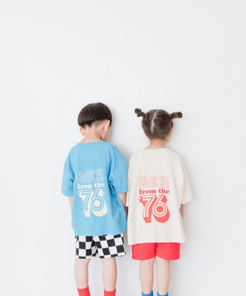 LOWRYS FARM(ローリーズファーム)の「ナンバリングTEE 288375(Tシャツ/カットソー・キッズ・ブルー/グリーン/アイボリー・110cm/120cm/130cm/140cm/150cm)」の17枚目の写真