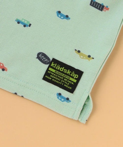 kladskap（クレードスコープ）の「★車柄半袖ポロシャツ（ポロシャツ・キッズ・オフホワイト/エメラルド・120cm/100cm/130cm/90cm/110cm）」の7枚目の写真