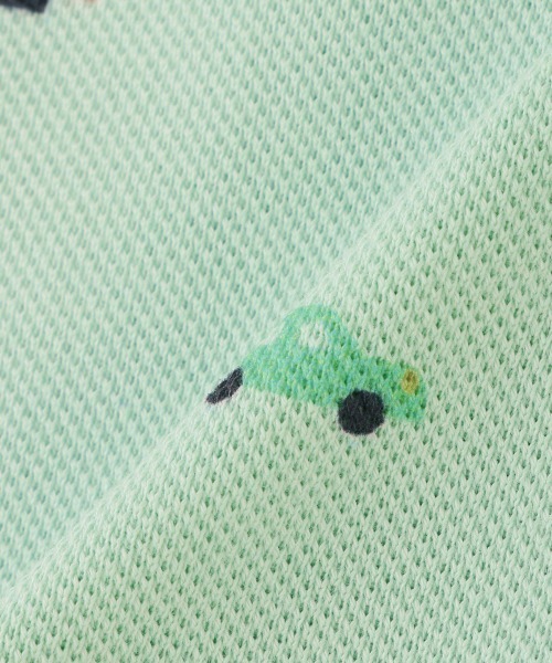 kladskap（クレードスコープ）の「★車柄半袖ポロシャツ（ポロシャツ・キッズ・オフホワイト/エメラルド・120cm/100cm/130cm/90cm/110cm）」の9枚目の写真