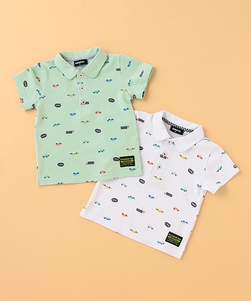 kladskap（クレードスコープ）の「★車柄半袖ポロシャツ（ポロシャツ・キッズ・オフホワイト/エメラルド・120cm/100cm/130cm/90cm/110cm）」の10枚目の写真