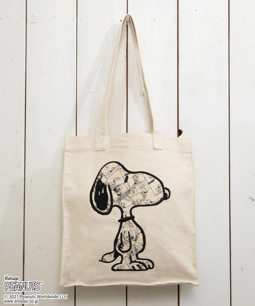Peanuts ピーナッツ スヌーピー キャンバストートバッグ Poppins トートバッグ Poppins ポピンズ のファッション通販 Zozotown