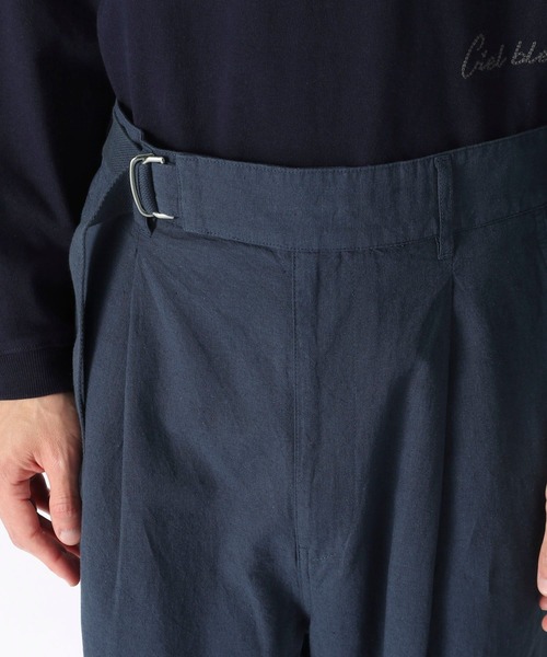 niko and...（ニコアンド）の「サイドベルトCLパンツ（その他パンツ・メンズ・ブルー/ネイビー/ベージュ・MEDIUM/LARGE）」の10枚目の写真