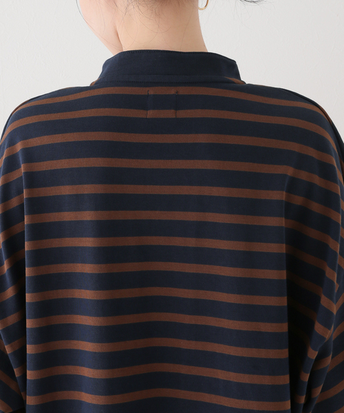 JOINT WORKS(ジョイントワークス)の「ボーダースキッパーTシャツ(Tシャツ/カットソー・レディース・ベージュ/ネイビー・FREE)」の10枚目の写真