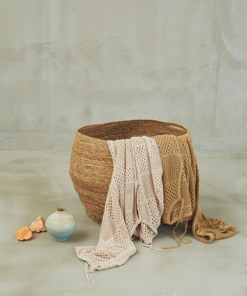 hinari（ヒナリ）の「スキッパーメッシュニットトップス（ニット/セーター・レディース・ベージュ/アイボリー・FREE）」の16枚目の写真