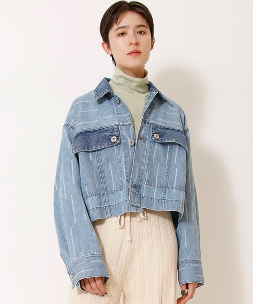 Johnbull（ジョンブル）の「ジャガードデニムショートジャケット