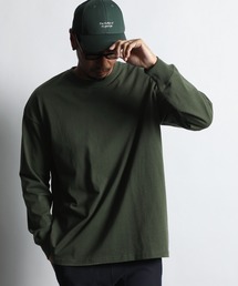 The DUFFER of ST.GEORGE | 【WEB限定アイテム】8oz HEAVY WEIGHT OVER SIZE L/SL TEE：8オンス ヘビーウェイト オーバーサイズ ビッグシルエット ロンT(Tシャツ/カットソー)