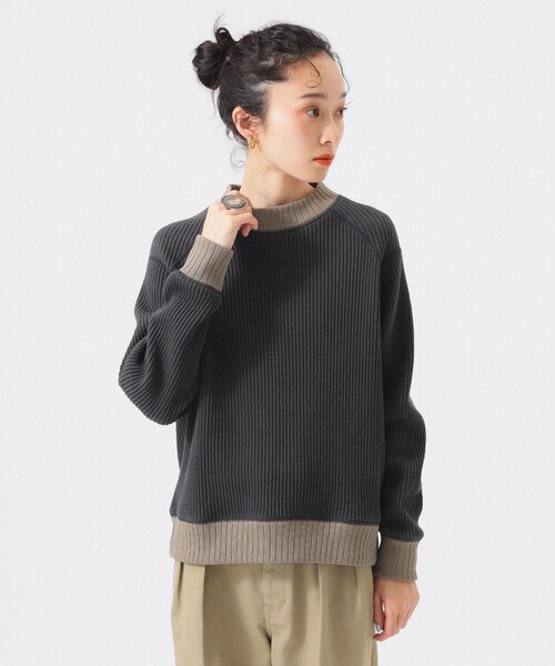 Jackman / 別注 ワッフル ミドルネック（スウェット）｜Jackman