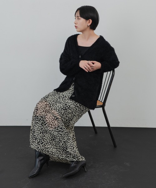 Aunt Marie's(アントマリーズ)の「レオパードロングスカート(スカート・レディース・ブラック・FREE)」の19枚目の写真