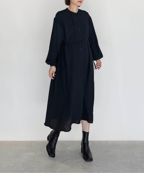 PICCIN(ピッチン)の「レイヤード風ワンピース(ワンピース・レディース・ブラック/ベージュ・M/L)」の10枚目の写真