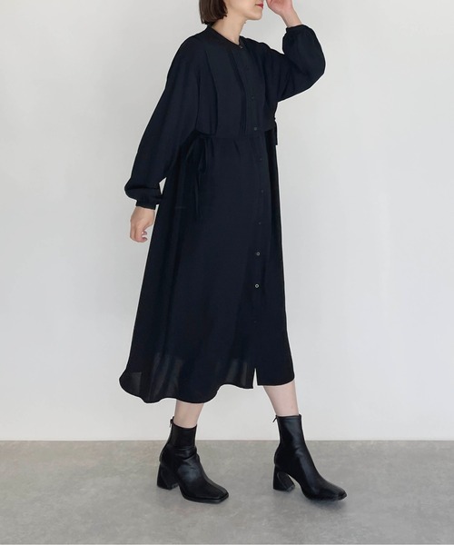 PICCIN(ピッチン)の「レイヤード風ワンピース(ワンピース・レディース・ブラック/ベージュ・M/L)」の7枚目の写真