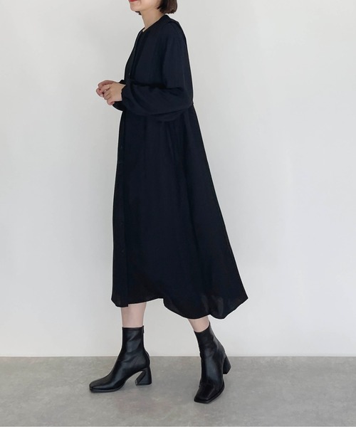 PICCIN(ピッチン)の「レイヤード風ワンピース(ワンピース・レディース・ブラック/ベージュ・M/L)」の8枚目の写真