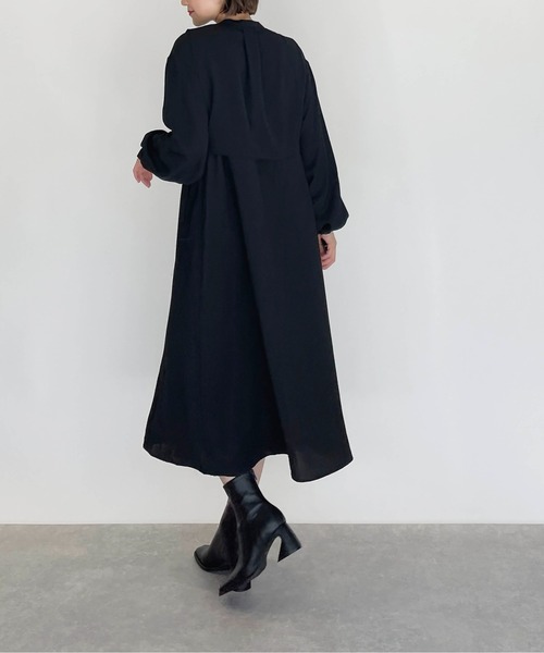 PICCIN(ピッチン)の「レイヤード風ワンピース(ワンピース・レディース・ブラック/ベージュ・M/L)」の9枚目の写真