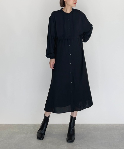 PICCIN(ピッチン)の「レイヤード風ワンピース(ワンピース・レディース・ブラック/ベージュ・M/L)」の6枚目の写真