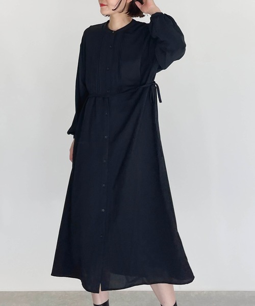 PICCIN(ピッチン)の「レイヤード風ワンピース(ワンピース・レディース・ブラック/ベージュ・M/L)」の3枚目の写真