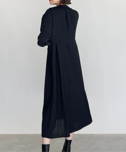 PICCIN(ピッチン)の「レイヤード風ワンピース(ワンピース・レディース・ブラック/ベージュ・M/L)」の4枚目の写真