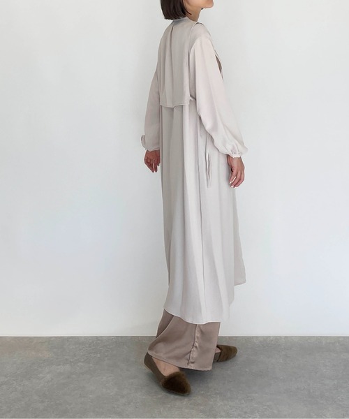 PICCIN(ピッチン)の「レイヤード風ワンピース(ワンピース・レディース・ブラック/ベージュ・M/L)」の16枚目の写真