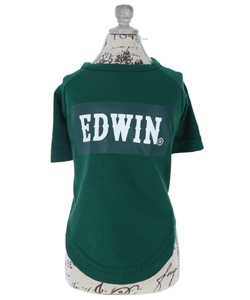 EDWIN（エドウィン）の「EDWIN/ボックスロゴＴ（ペットウェア・メンズ・レッド/グリーン・S/L/XS/M/3L/2L）」の4枚目の写真