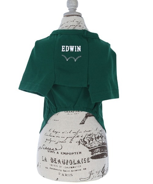 EDWIN（エドウィン）の「EDWIN/ボックスロゴＴ（ペットウェア・メンズ・レッド/グリーン・S/L/XS/M/3L/2L）」の5枚目の写真