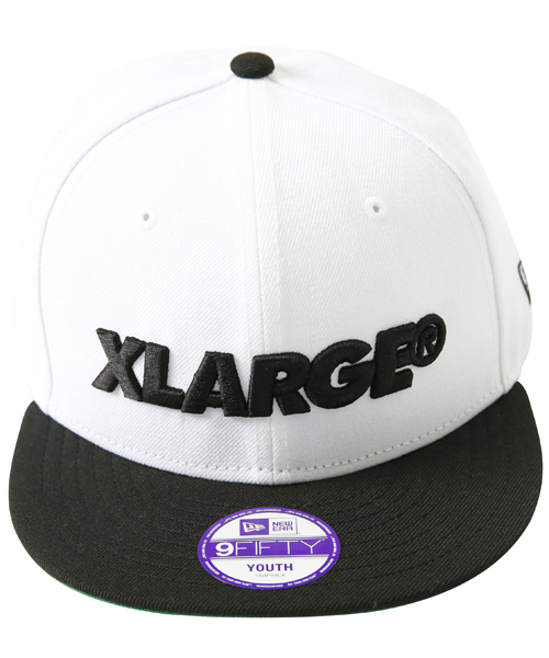 NEW ERA（ニューエラ）の「XLARGE KIDSxNEW ERA LOGO（キャップ・キッズ・ホワイト/ブルー・ONE SIZE）」の2枚目の写真