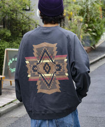 PENDLETON | 【PENDLETON/ペンドルトン】別注オーバーサイズスウェット コラボ バックプリント ラグラン(スウェット)