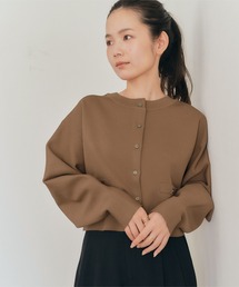 ボックスシルエットニットカーディガン